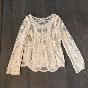 Long Sleeve Lace Top